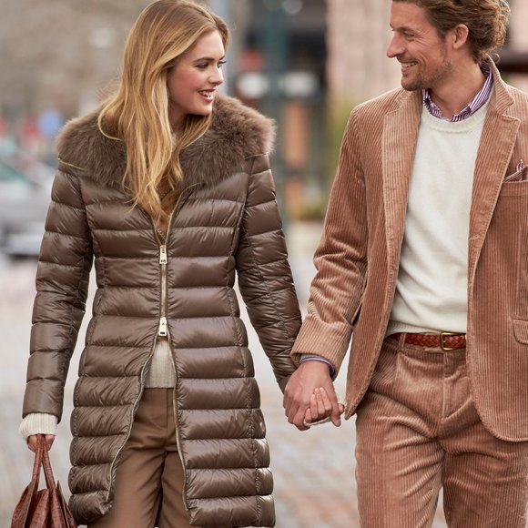 Herno Jackets & Blazers - Herno Elisa Faux Fur Collar Puffer Coat Women's 4